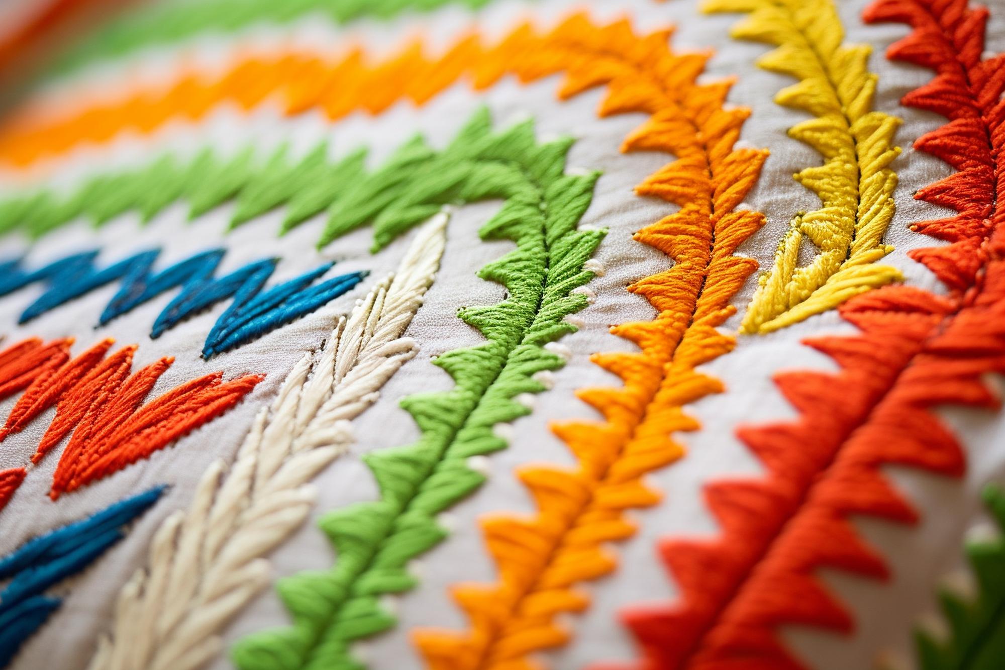Tela con punti di diverso colore
